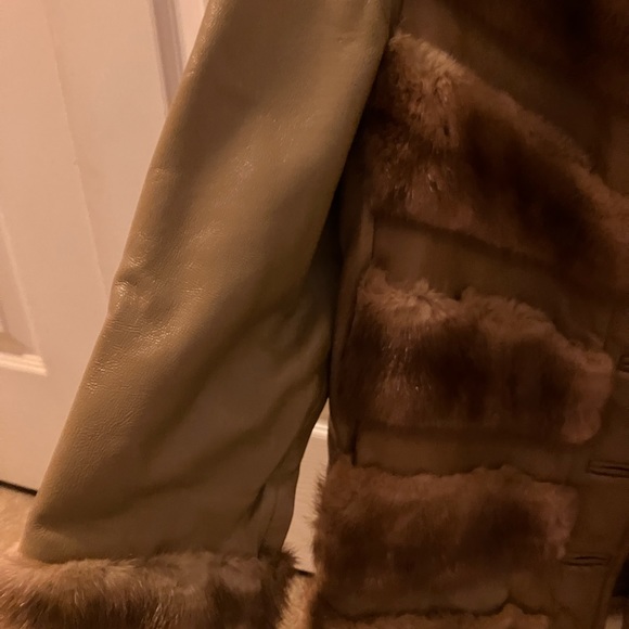 Mink / leather , Taylor made in NY - Picture 5 of 5